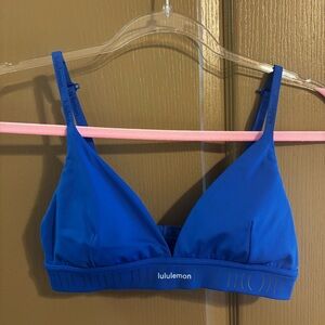 Lululemon License to Train Triangle Sports Bra Convertible Straps Blue Size 6